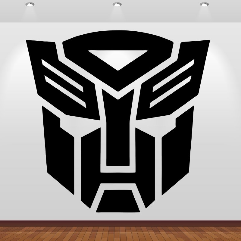 Wandsticker 46161 Transformers Maske